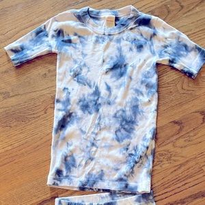 Hanna Andersson Pajamas Blue tiedye